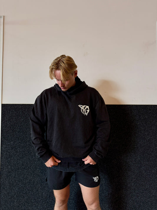 Acid Washed Oversized Hoodie